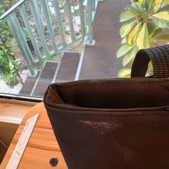 Embroidered Cat Design Black Tote Bag - Picture 11 of 16